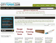 Tablet Screenshot of citytoner.com
